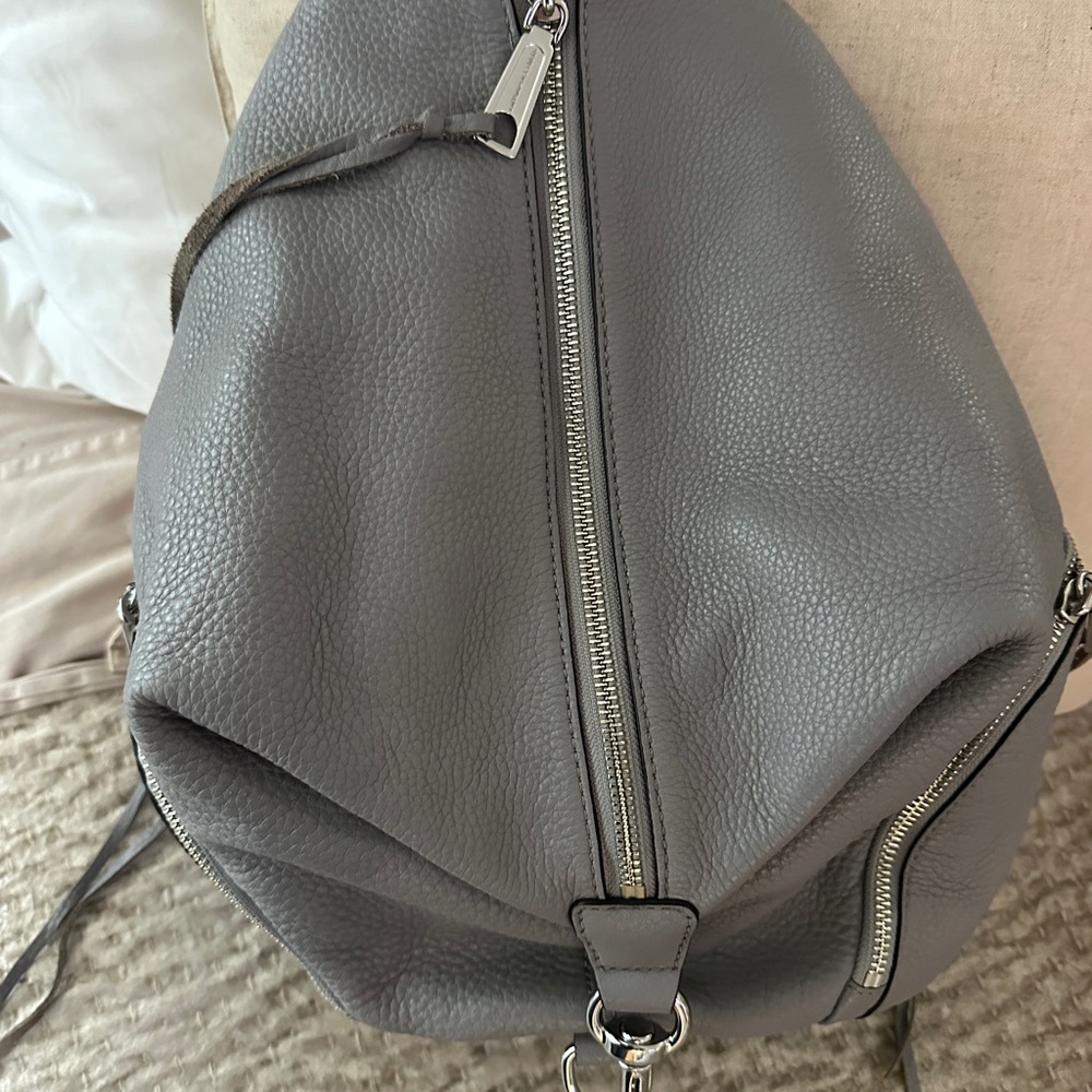 Rebecca Minkoff Charcoal Leather Backpack